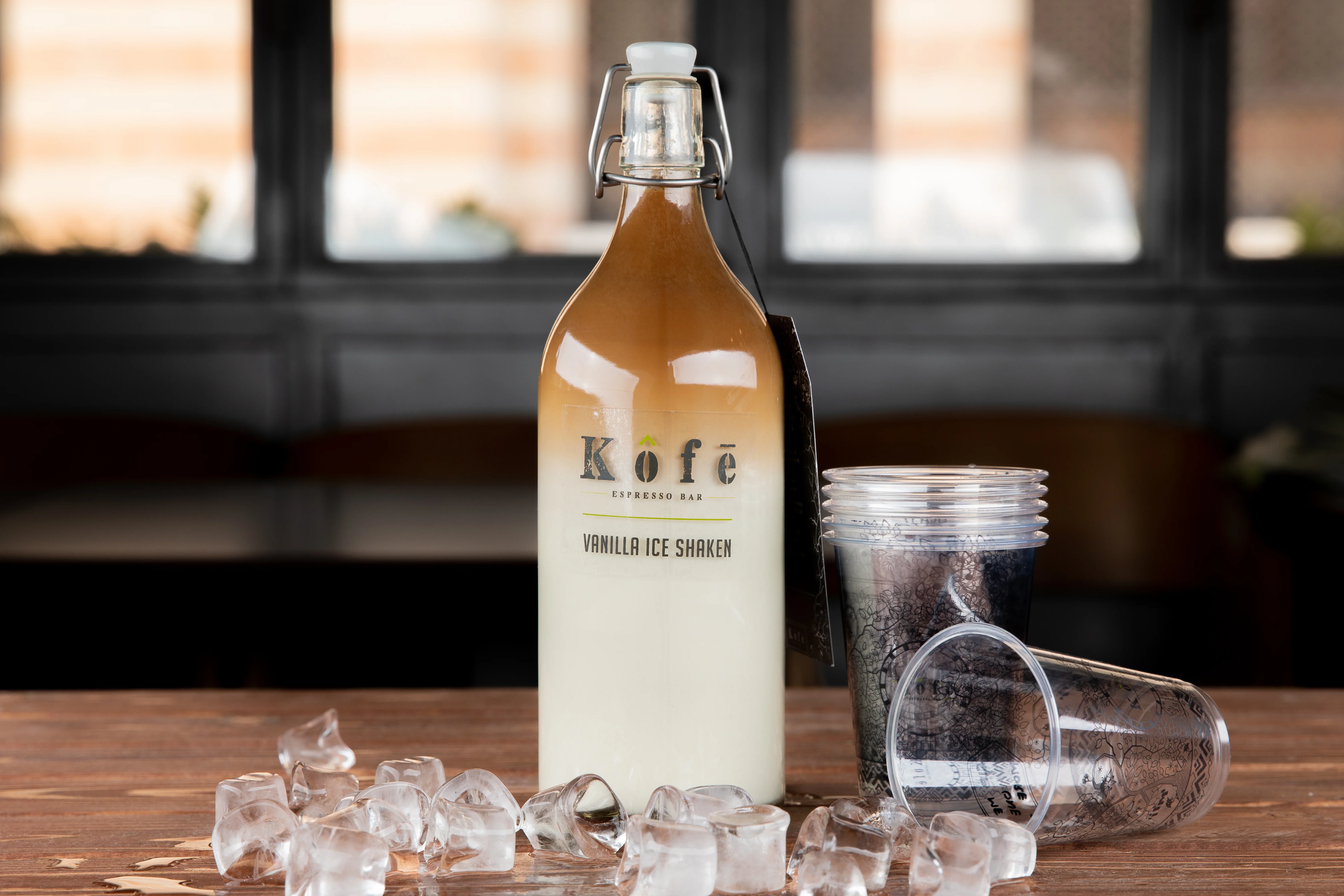 Vanilla Ice Shaken Bottle